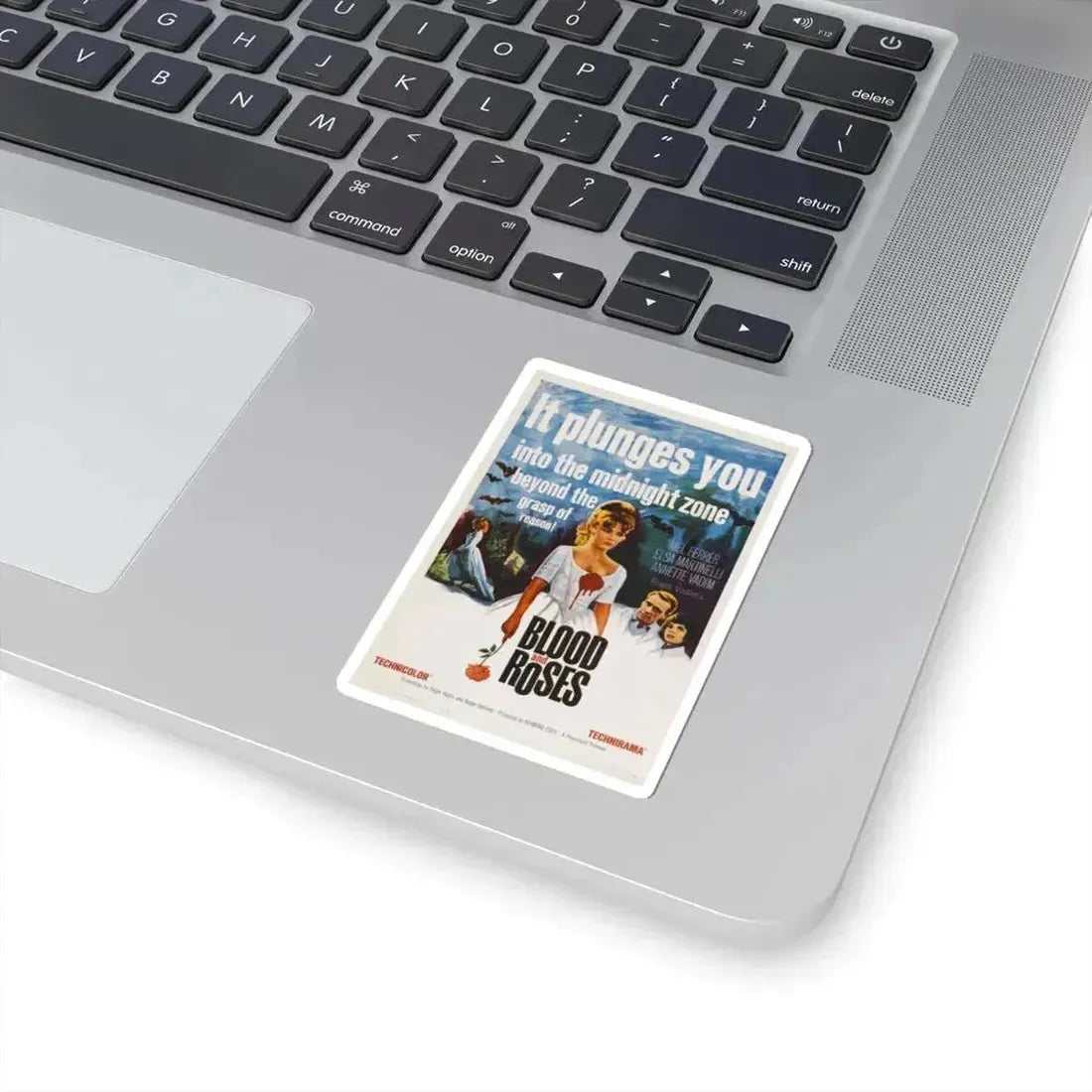 BLOOD AND ROSES 1960 Movie Poster - STICKER Vinyl Kiss-Cut Decal - The Sticker Space