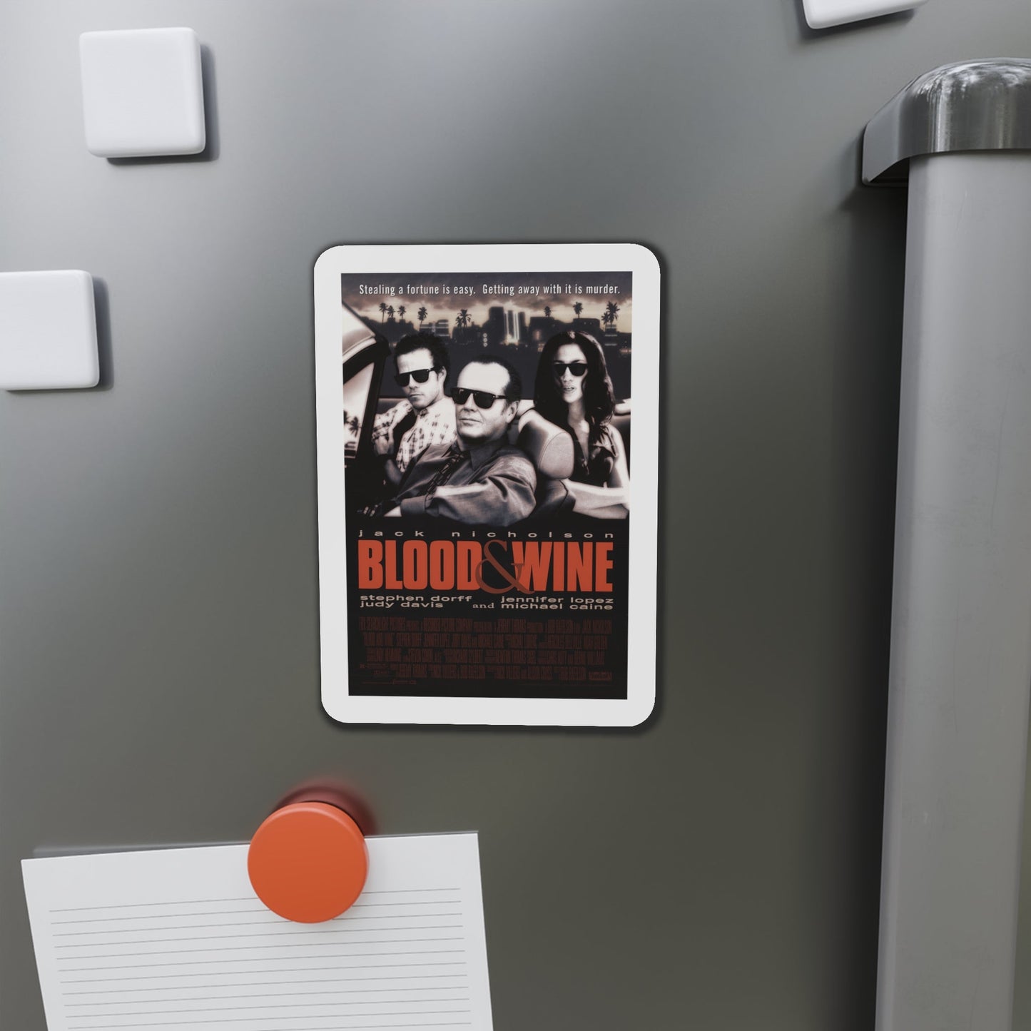 Blood And Wine 1997 Movie Poster Die-Cut Magnet-The Sticker Space