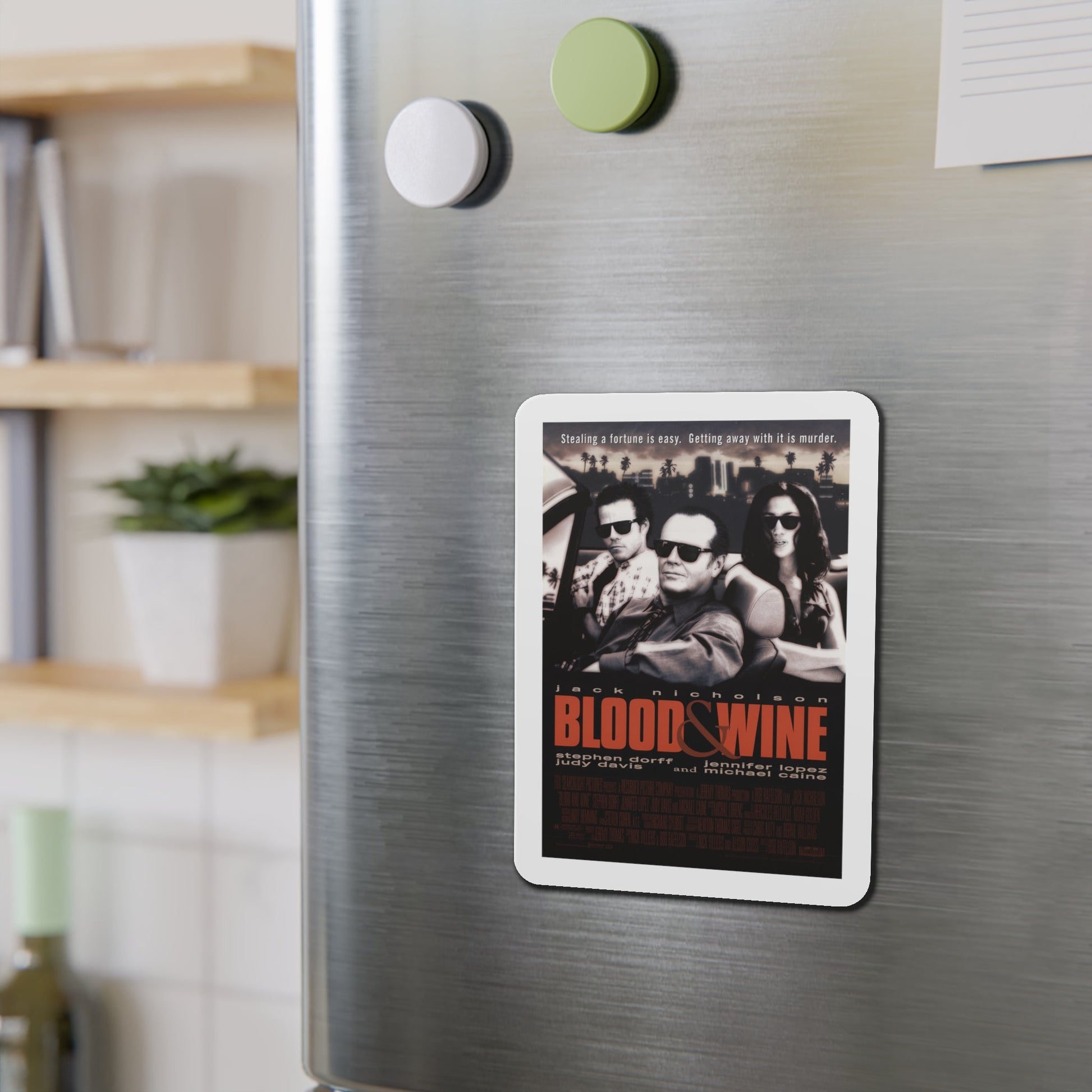 Blood And Wine 1997 Movie Poster Die-Cut Magnet-The Sticker Space