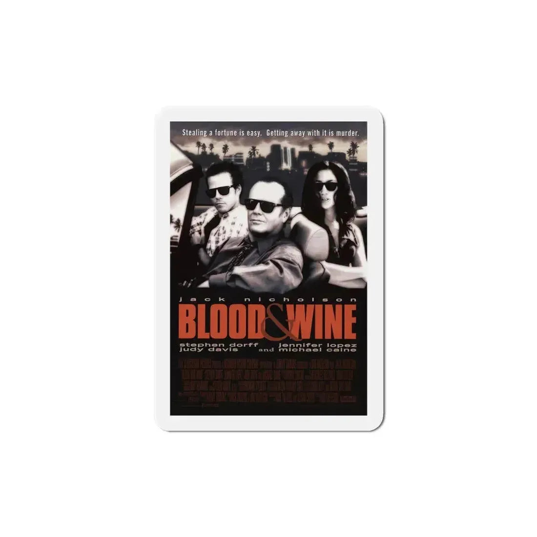 Blood And Wine 1997 Movie Poster Refrigerator Magnet 5 Inch - The Sticker Space