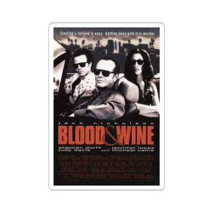 Blood And Wine 1997 Movie Poster STICKER Vinyl Die-Cut Decal 3 Inch - The Sticker Space