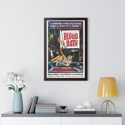 BLOOD BATH 1966 - Framed Movie Poster-The Sticker Space