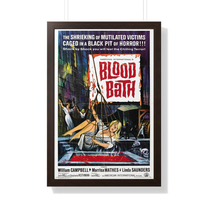 BLOOD BATH 1966 - Framed Movie Poster-20" x 30"-The Sticker Space