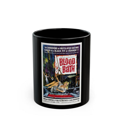 BLOOD BATH 1966 Movie Poster - Black Coffee Mug-11oz-The Sticker Space