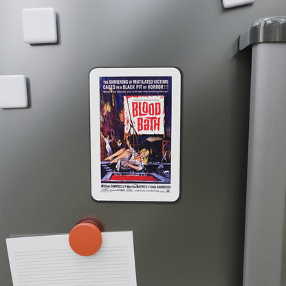 Blood Bath 1966 Movie Poster Die-Cut Magnet-The Sticker Space