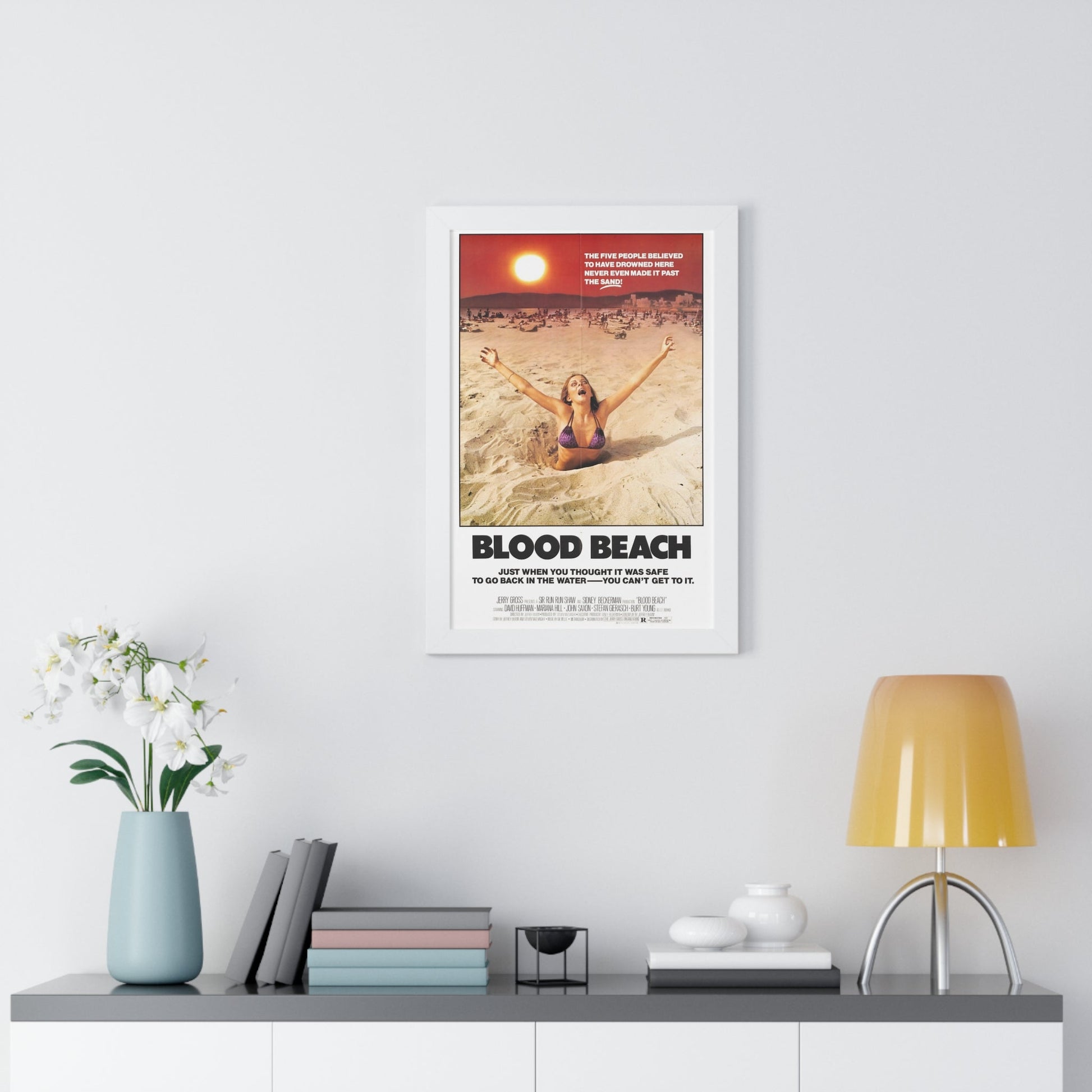 BLOOD BEACH 1981 - Framed Movie Poster-The Sticker Space