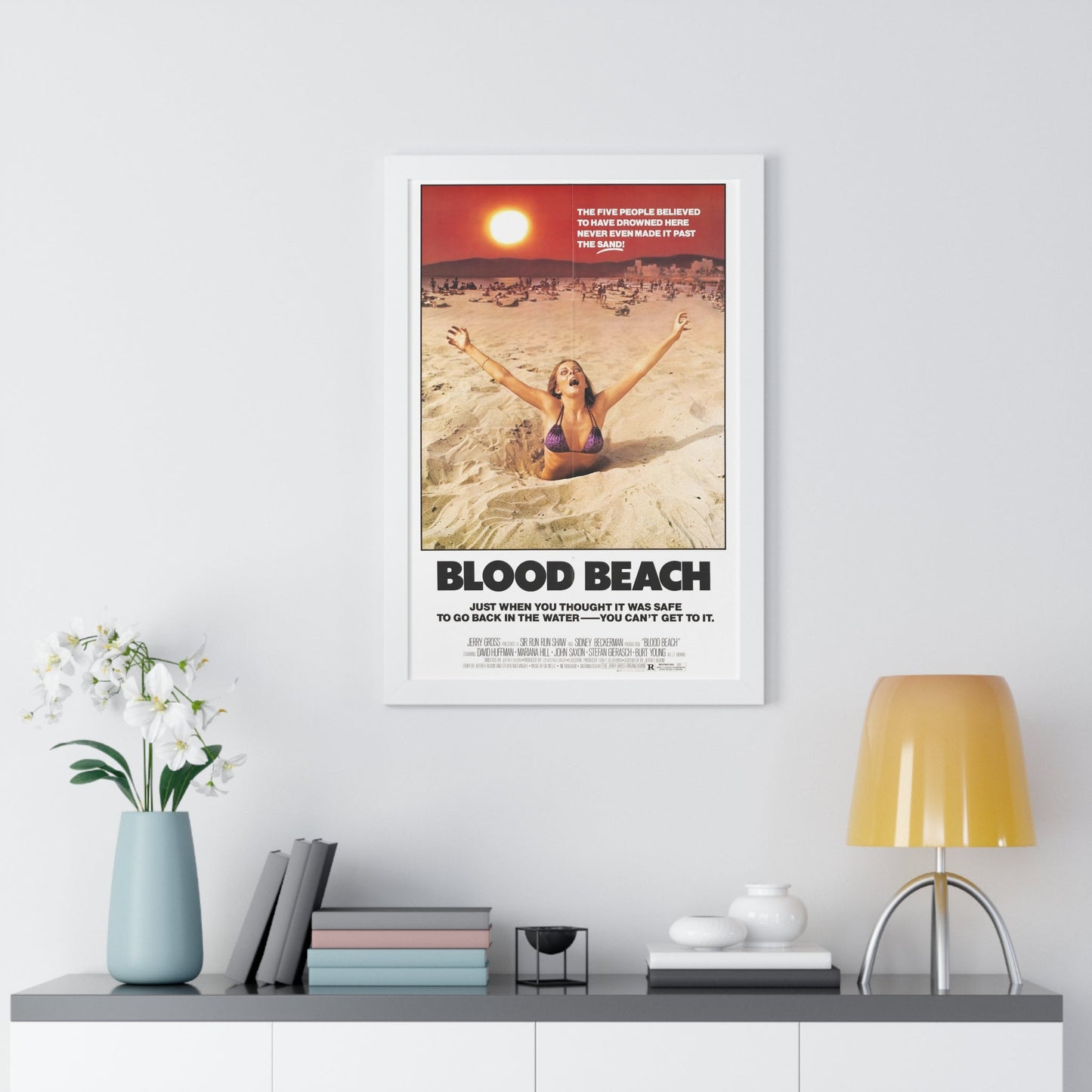 BLOOD BEACH 1981 - Framed Movie Poster-The Sticker Space