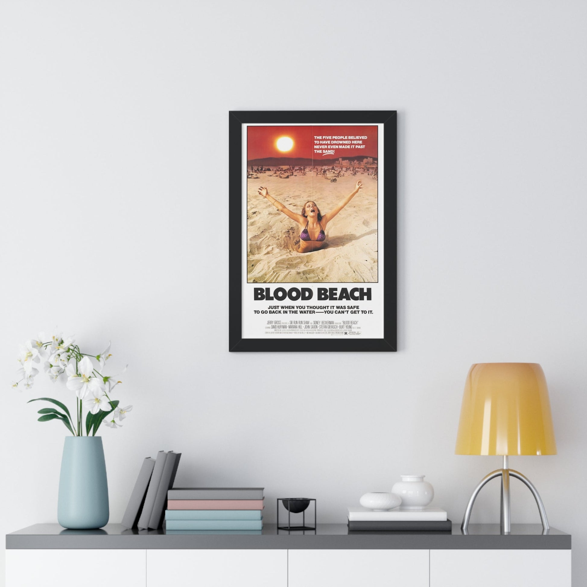 BLOOD BEACH 1981 - Framed Movie Poster-The Sticker Space