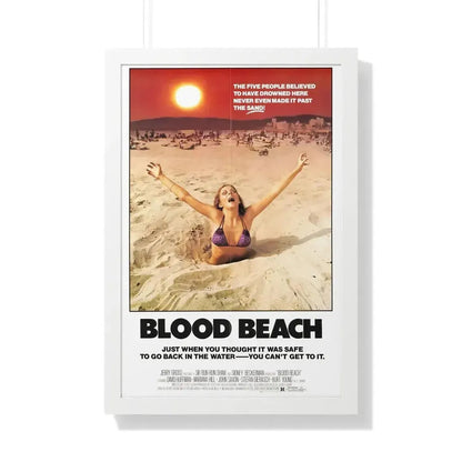 BLOOD BEACH 1981 - Framed Movie Poster - The Sticker Space
