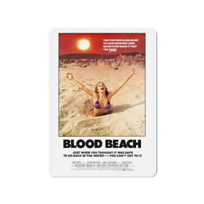 BLOOD BEACH 1981 Movie Poster - Refrigerator Magnet 2 Inch - The Sticker Space