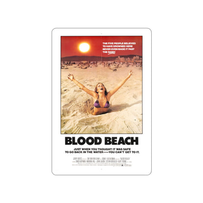 BLOOD BEACH 1981 Movie Poster STICKER Vinyl Die-Cut Decal-2 Inch-The Sticker Space