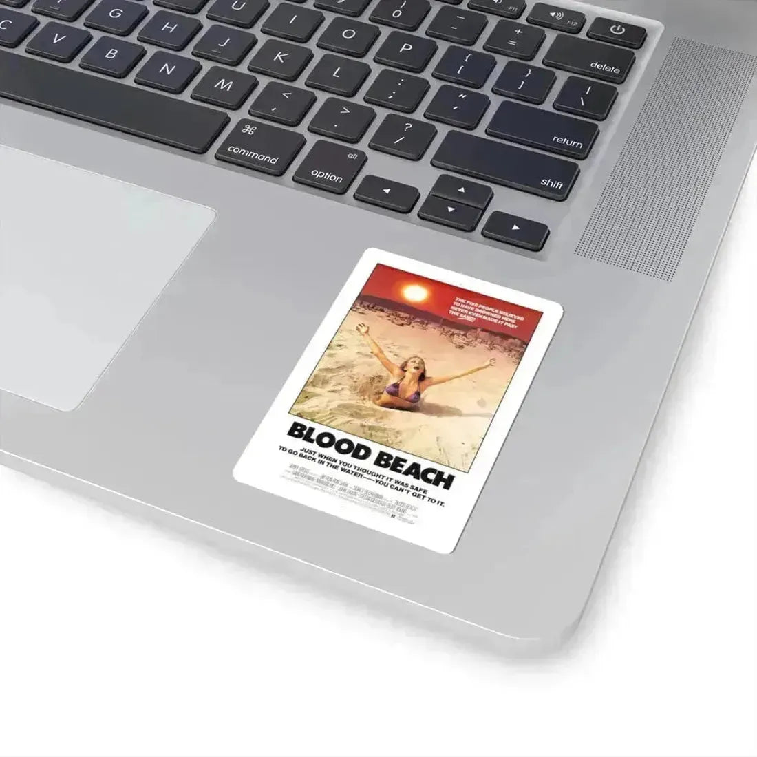 BLOOD BEACH 1981 Movie Poster - STICKER Vinyl Kiss-Cut Decal - The Sticker Space