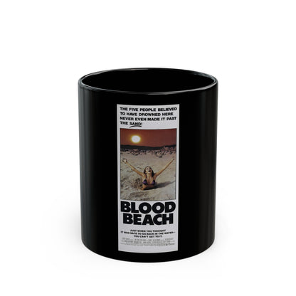 BLOOD BEACH (2) 1981 Movie Poster - Black Coffee Mug-11oz-The Sticker Space