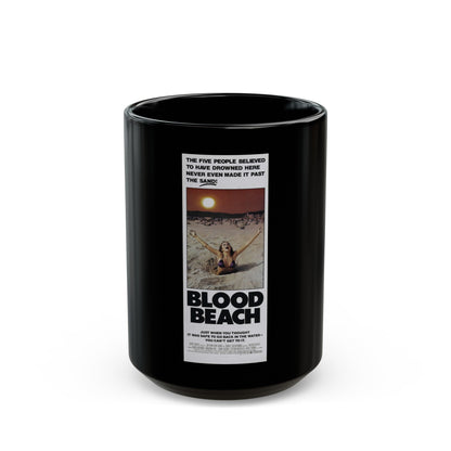 BLOOD BEACH (2) 1981 Movie Poster - Black Coffee Mug-15oz-The Sticker Space