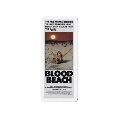BLOOD BEACH (2) 1981 Movie Poster - Refrigerator Magnet 4 Inch - The Sticker Space