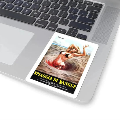BLOOD BEACH (ITALIAN) 1981 Movie Poster - STICKER Vinyl Kiss-Cut Decal - The Sticker Space