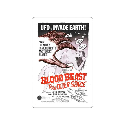 BLOOD BEAST FROM OUTER SPACE (THE NIGHT CALLER) 1965 Movie Poster STICKER Vinyl Die-Cut Decal 5 Inch - The Sticker Space