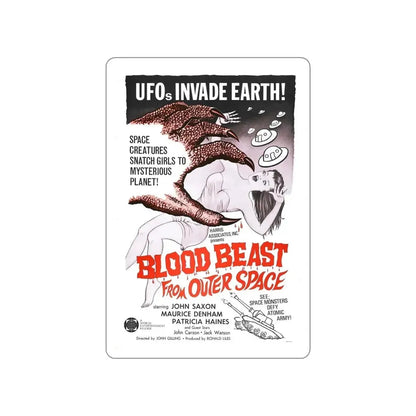 BLOOD BEAST FROM OUTER SPACE (THE NIGHT CALLER) 1965 Movie Poster STICKER Vinyl Die-Cut Decal - The Sticker Space