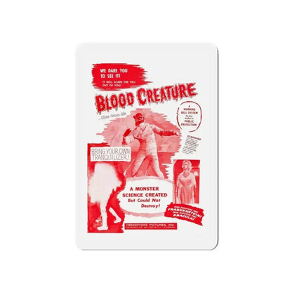 BLOOD CREATURE (TERROR IS A MAN) 1959 Movie Poster - Refrigerator Magnet - The Sticker Space