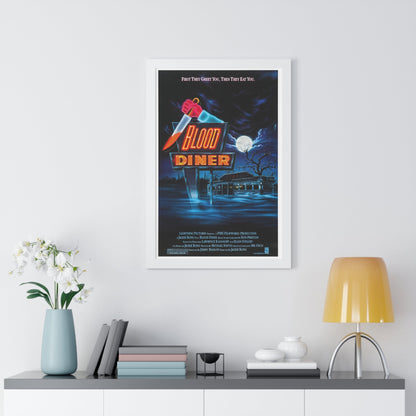 BLOOD DINER 1987 - Framed Movie Poster-The Sticker Space