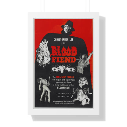 BLOOD FIEND 1967 - Framed Movie Poster-16″ x 24″-The Sticker Space