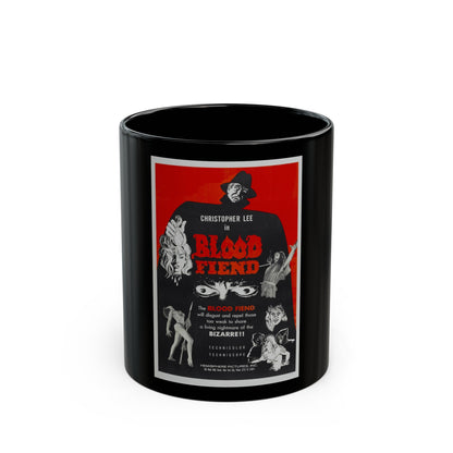 BLOOD FIEND 1967 Movie Poster - Black Coffee Mug-11oz-The Sticker Space