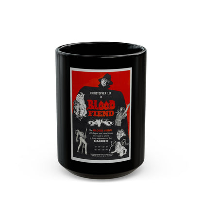 BLOOD FIEND 1967 Movie Poster - Black Coffee Mug-15oz-The Sticker Space