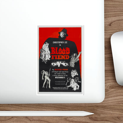 BLOOD FIEND 1967 Movie Poster STICKER Vinyl Die-Cut Decal-The Sticker Space