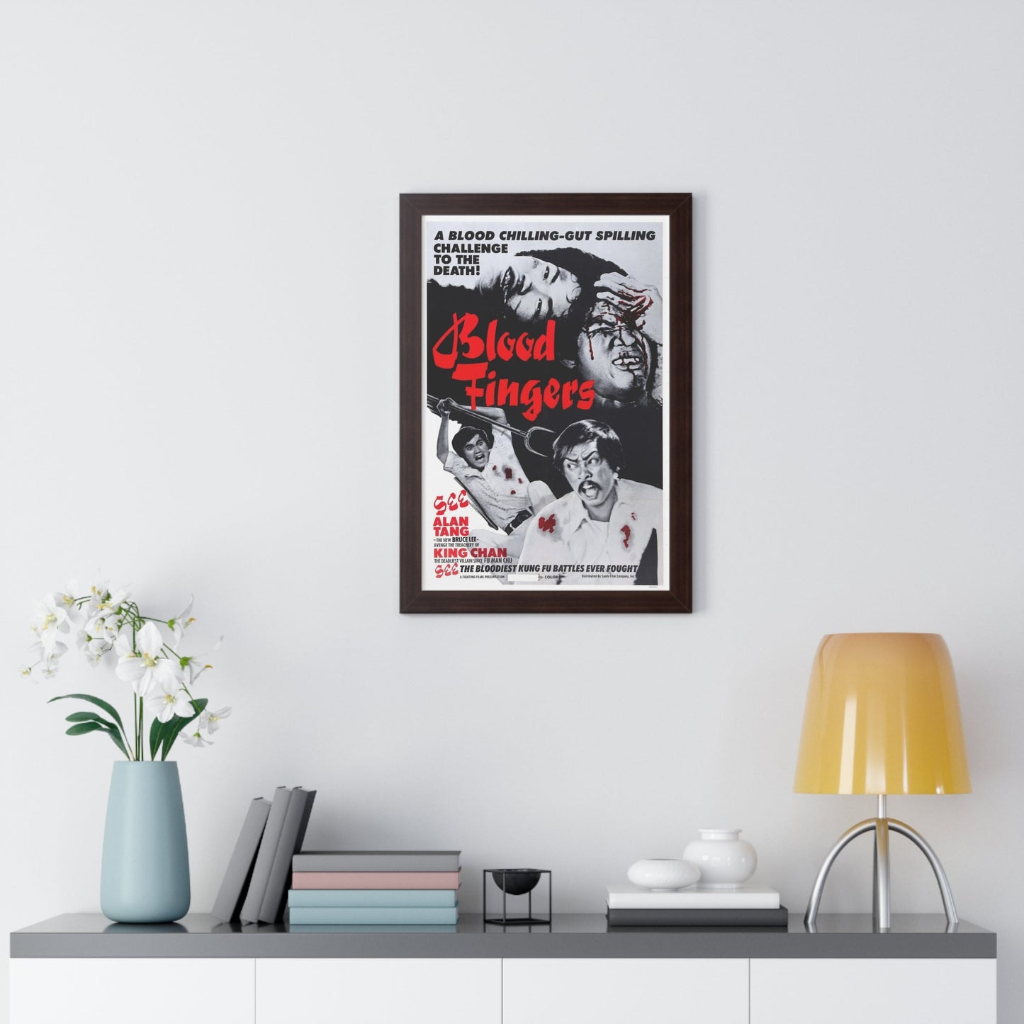 BLOOD FINGERS 1972 - Framed Movie Poster-The Sticker Space