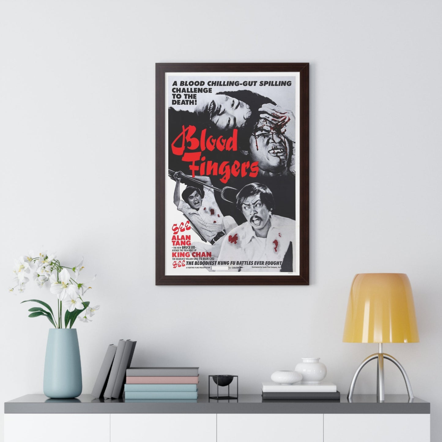 BLOOD FINGERS 1972 - Framed Movie Poster-The Sticker Space