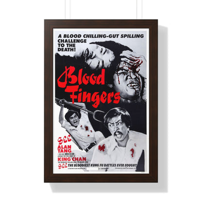 BLOOD FINGERS 1972 - Framed Movie Poster-16″ x 24″-The Sticker Space