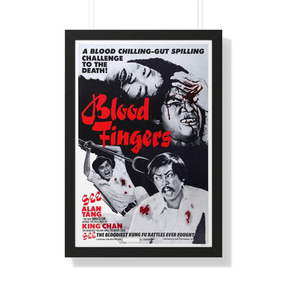 BLOOD FINGERS 1972 - Framed Movie Poster-20" x 30"-The Sticker Space