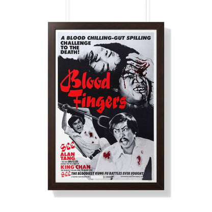 BLOOD FINGERS 1972 - Framed Movie Poster-20" x 30"-The Sticker Space