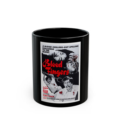 BLOOD FINGERS 1972 Movie Poster - Black Coffee Mug-11oz-The Sticker Space