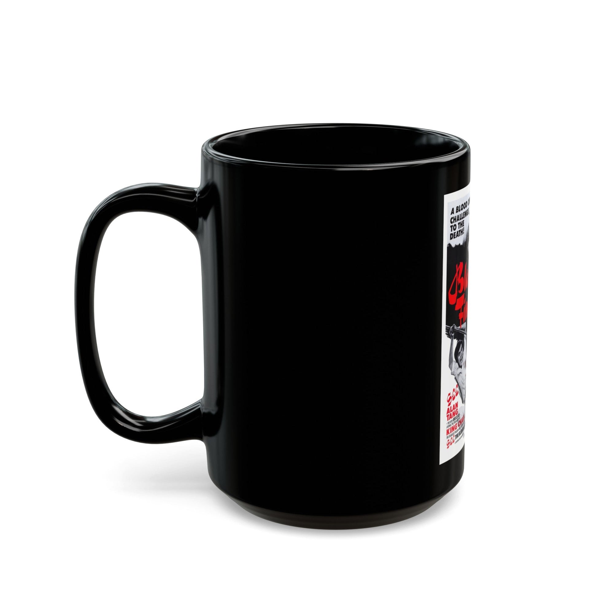 BLOOD FINGERS 1972 Movie Poster - Black Coffee Mug-The Sticker Space