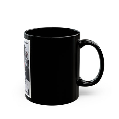 BLOOD FINGERS 1972 Movie Poster - Black Coffee Mug-The Sticker Space