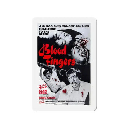 BLOOD FINGERS 1972 Movie Poster - Refrigerator Magnet - The Sticker Space
