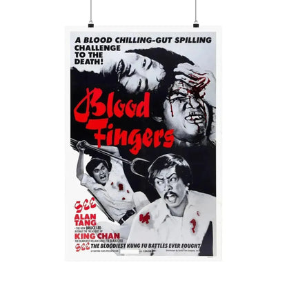 BLOOD FINGERS 1972 - Paper Movie Poster 20″ x 30″ Matte - The Sticker Space