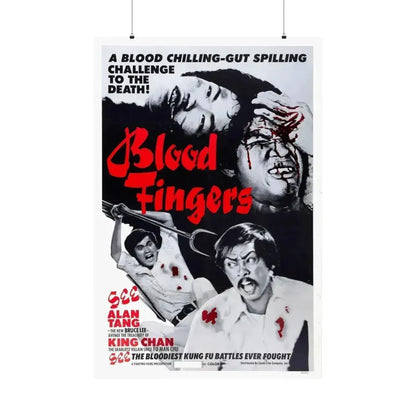 BLOOD FINGERS 1972 - Paper Movie Poster 36" x 54" Matte - The Sticker Space