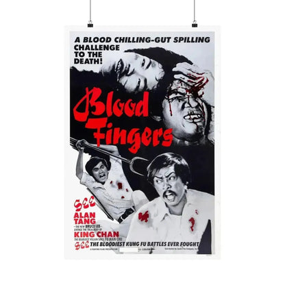 BLOOD FINGERS 1972 - Paper Movie Poster - The Sticker Space