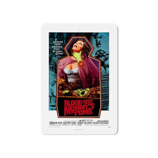 BLOOD FROM THE MUMMY'S TOMB 1971 Movie Poster - Refrigerator Magnet 6 Inch - The Sticker Space