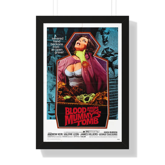 BLOOD FROM THE MUMMY'S TOMB 1971 - Framed Movie Poster-16″ x 24″-The Sticker Space