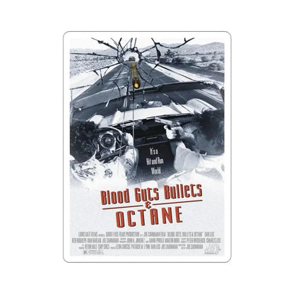 Blood Guts Bullets and Octane 1998 Movie Poster STICKER Vinyl Die-Cut Decal 4 Inch - The Sticker Space