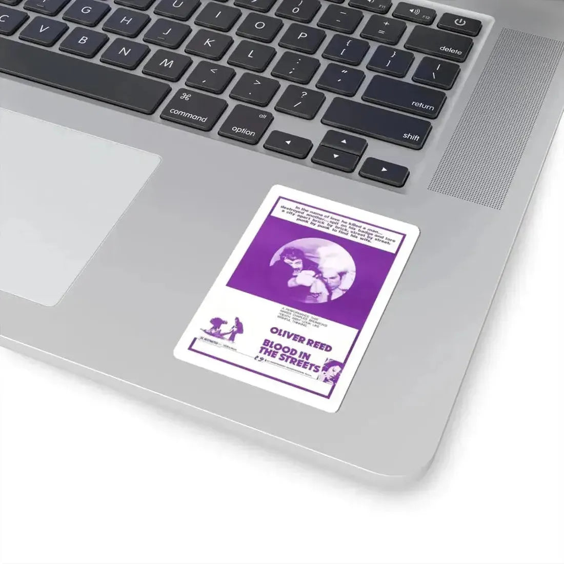 BLOOD IN THE STREETS 1973 Movie Poster - STICKER Vinyl Kiss-Cut Decal - The Sticker Space