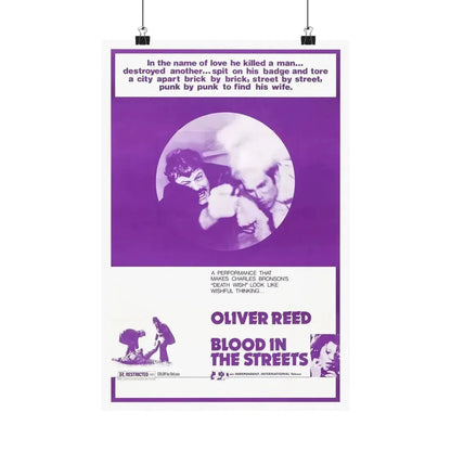 BLOOD IN THE STREETS 1973 - Paper Movie Poster - The Sticker Space