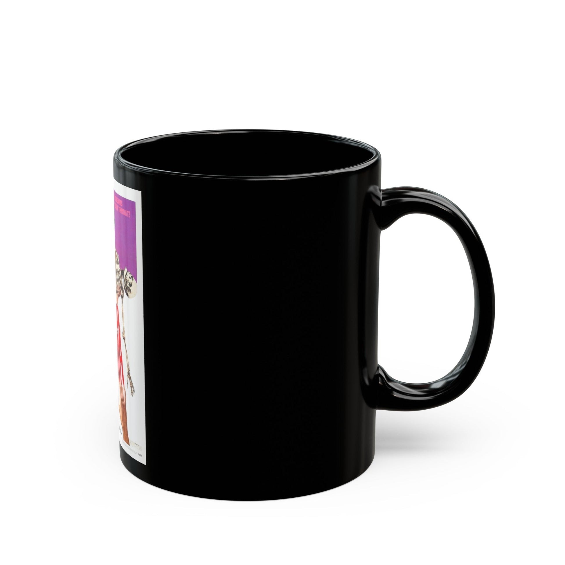 BLOOD MANIA 1970 Movie Poster - Black Coffee Mug-The Sticker Space