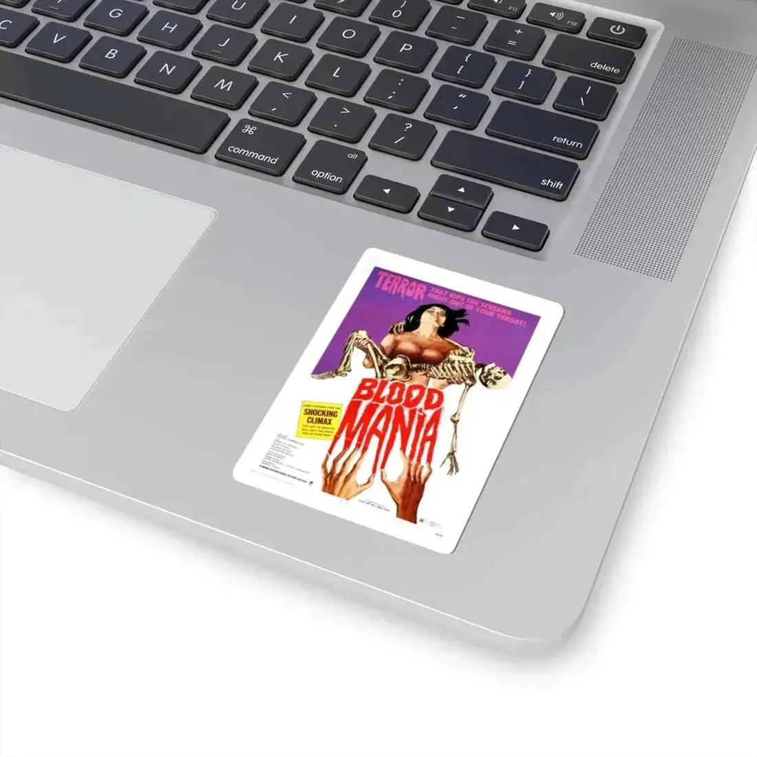 Blood Mania 1970 Movie Poster - STICKER Vinyl Kiss-Cut Decal - The Sticker Space