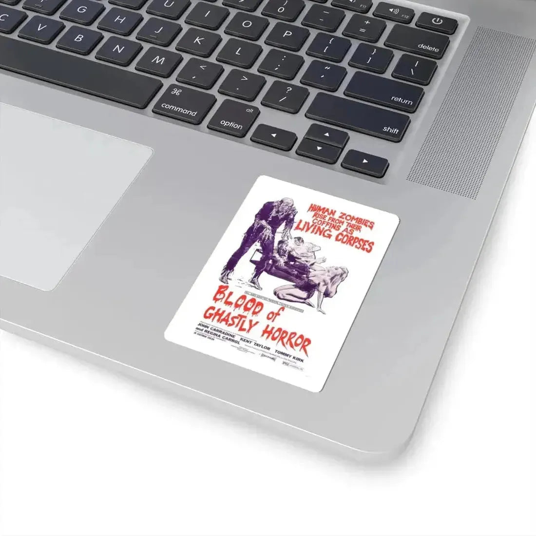 BLOOD OF GHASTLY HORROR 1971 Movie Poster - STICKER Vinyl Kiss-Cut Decal - The Sticker Space