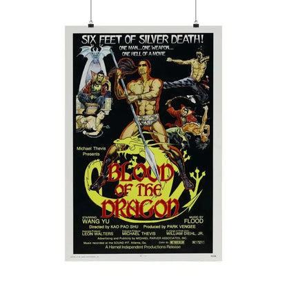 BLOOD OF THE DRAGON 1971 - Paper Movie Poster 20″ x 30″ Matte - The Sticker Space