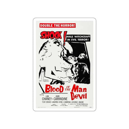 BLOOD OF THE MAN DEVIL (HOUSE OF THE BLACK DEATH) 1965 Movie Poster STICKER Vinyl Die-Cut Decal 5 Inch - The Sticker Space